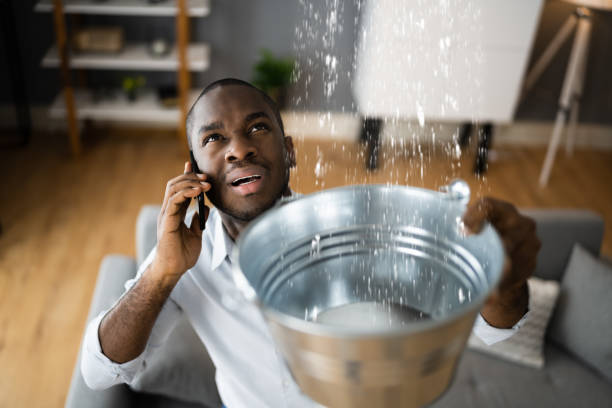 Water damage restoration process in IA
